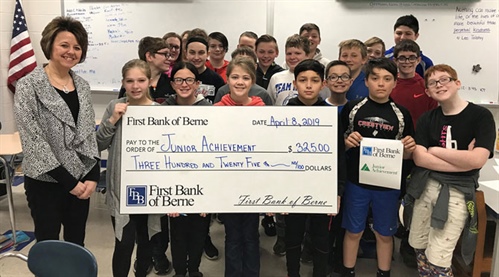 First Bank of Berne Partners with Van Wert Junior Achievement