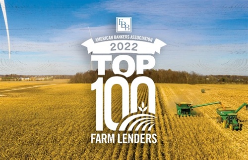FIRST BANK OF BERNE NAMED AS TOP 100 AGRICULTURAL BANKS BY AMERICAN BANKERS ASSOCIATION