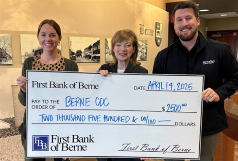 First Bank of Berne Partners with Berne CDC to Support Summer Concert Series