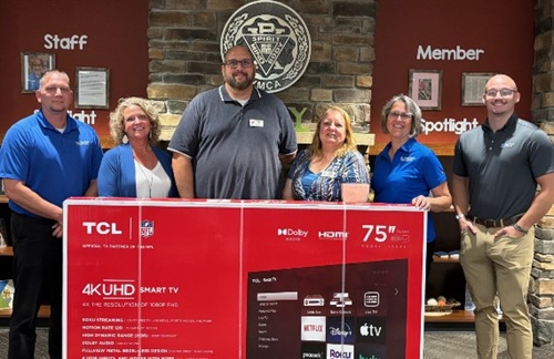 First Bank of Berne Donates Monitor to Caylor-Nickel Foundation Family YMCA