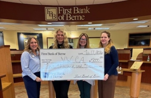 First Bank of Berne Supports YWCA of Van Wert County’s Capital Campaign