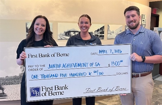 First Bank of Berne Partners with Junior Achievement of South Adams