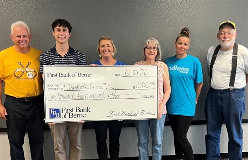 First Bank of Berne Donates to Dunkirk Glass Days
