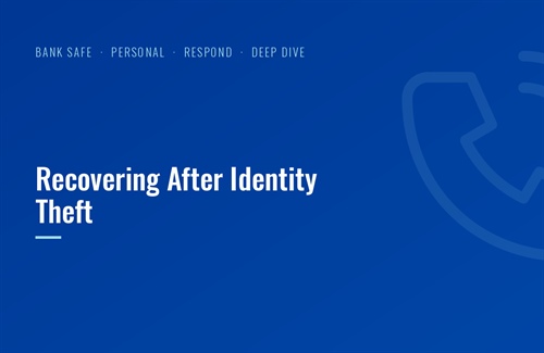 Recovering After Identity Theft